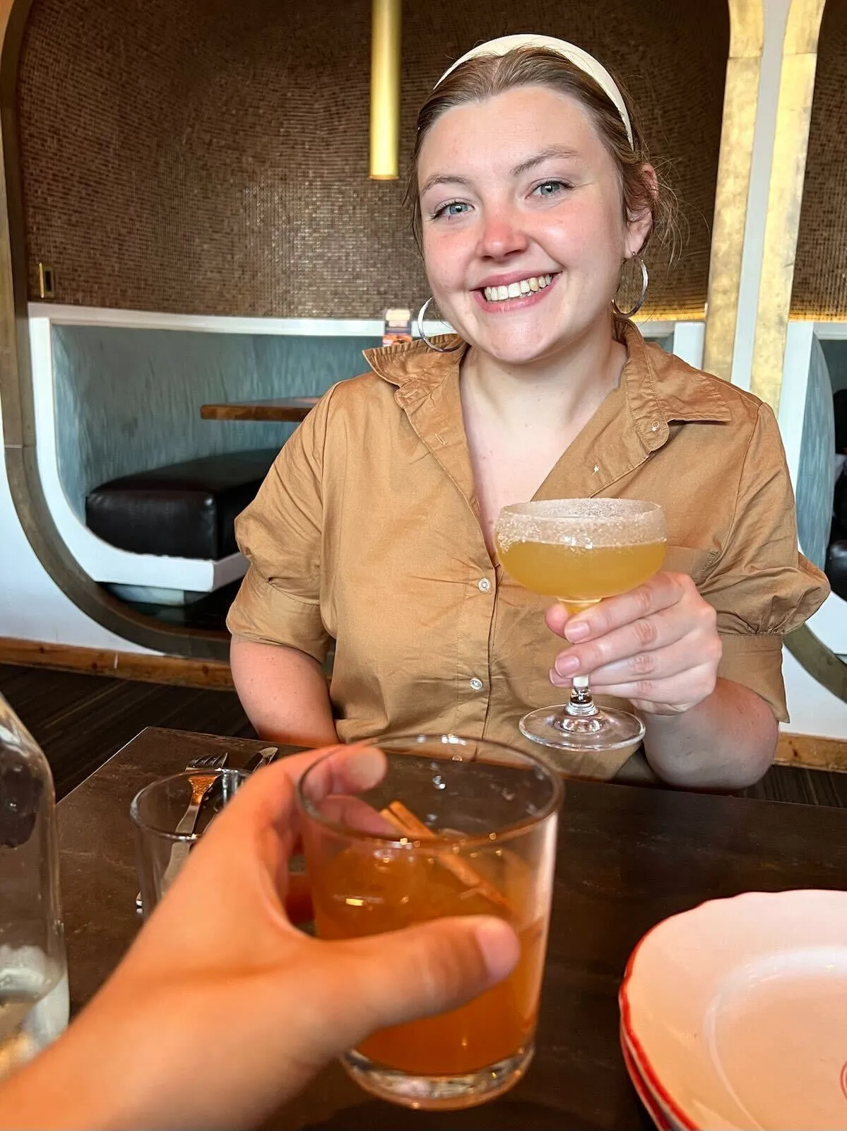 Haley at dinner
